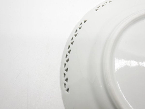 ビングオーグレンダール B&G クローンベルグ Kronberg プレート ケーキプレート 19.5cm フルレース 透かし彫り デンマーク B ●