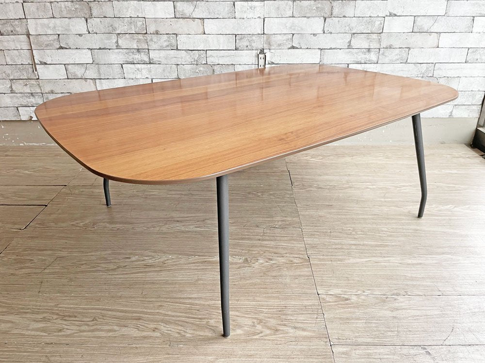 北欧モダンデザイン Scandinavian Modern Design ローテーブル リビングテーブル W120cm ブラウン 4本脚 ●