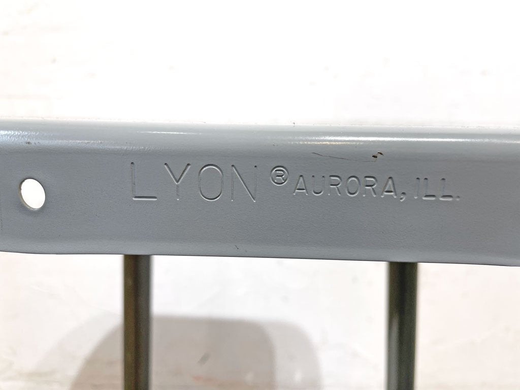 リオン LYON ファクトリースツール Factory Stool Lサイズ グレイ ハイスツール パシフィックファニチャーサービス取扱 P.F.S Dove gray 廃盤 ★