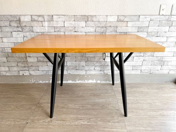 アルテック Artek ピルッカ テーブル pirkka table ダイニングテーブル パイン材 イルマリ・タピオヴァーラ W120 フィンランド 北欧家具 名作 定価￥224,400- ●