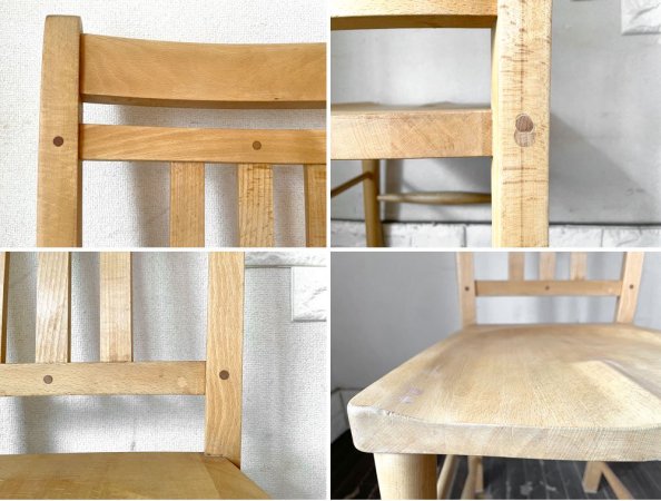 ペニーワイズ THE PENNY WISE ブナ無垢材 ビストロチェア bistro Chair 国内生産 英国カントリースタイル A　◎