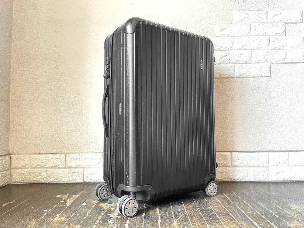 リモワ RIMOWA サルサ SALSA スーツケース キャリーケース 870.70 黒 マットブラック 82リットル 4輪 軽量  
 TSAロック ◎