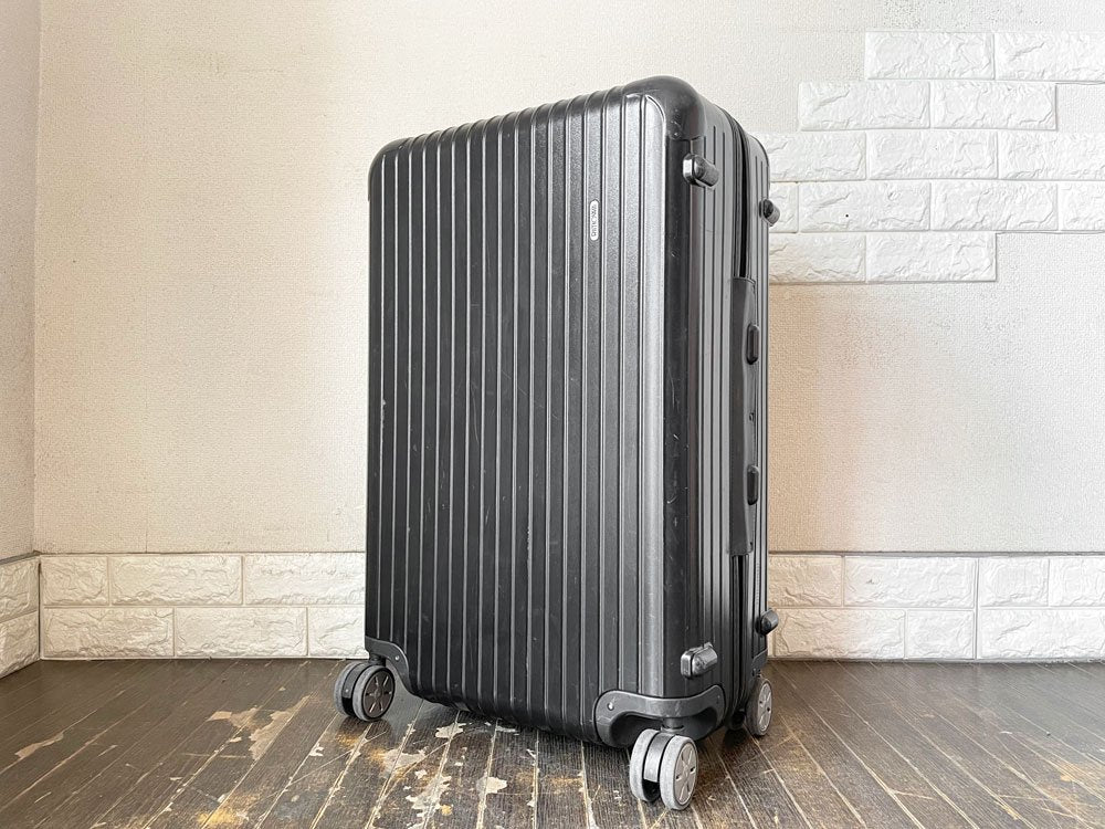 リモワ RIMOWA サルサ SALSA スーツケース キャリーケース 870.70 黒 マットブラック 82リットル 4輪 軽量  
 TSAロック ◎