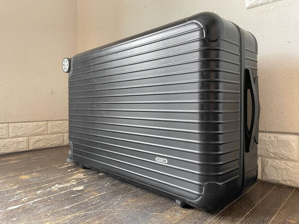 リモワ RIMOWA サルサ SALSA スーツケース キャリーケース 870.70 黒 マットブラック 82リットル 4輪 軽量  
 TSAロック ◎