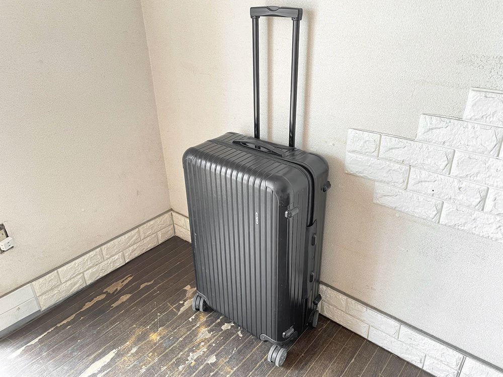 リモワ RIMOWA サルサ SALSA スーツケース キャリーケース 870.70 黒 マットブラック 82リットル 4輪 軽量  
 TSAロック ◎