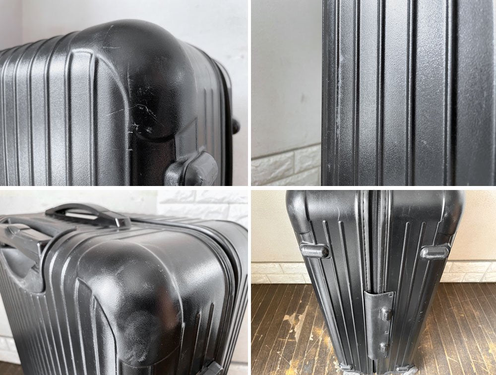 リモワ RIMOWA サルサ SALSA スーツケース キャリーケース 870.70 黒 マットブラック 82リットル 4輪 軽量  
 TSAロック ◎