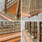UK アンティーク UK Antique エドワーディアン マガジンラック EDWARDIAN REVOLVING MAGAZINE RACK 真鍮 1880年代 ビンテージ 英国 ■