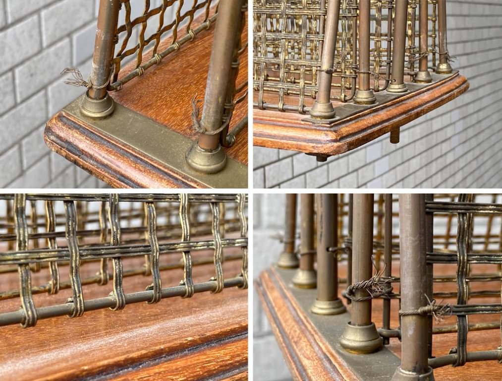 UK アンティーク UK Antique エドワーディアン マガジンラック EDWARDIAN REVOLVING MAGAZINE RACK 真鍮 1880年代 ビンテージ 英国 ■