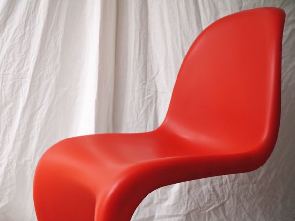 ヴィトラ vitra. パントンチェア Panton Chair レッド ヴェルナー・パントン Verner Panton スタッキングチェア ミッドセンチュリー スペースエイジ◇