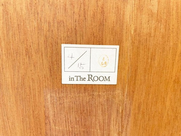 インザルーム in The ROOM カリーノ オーク材 ダイニングテーブル ナチュラル 天板組み木細工 ダイヤ貼り ★