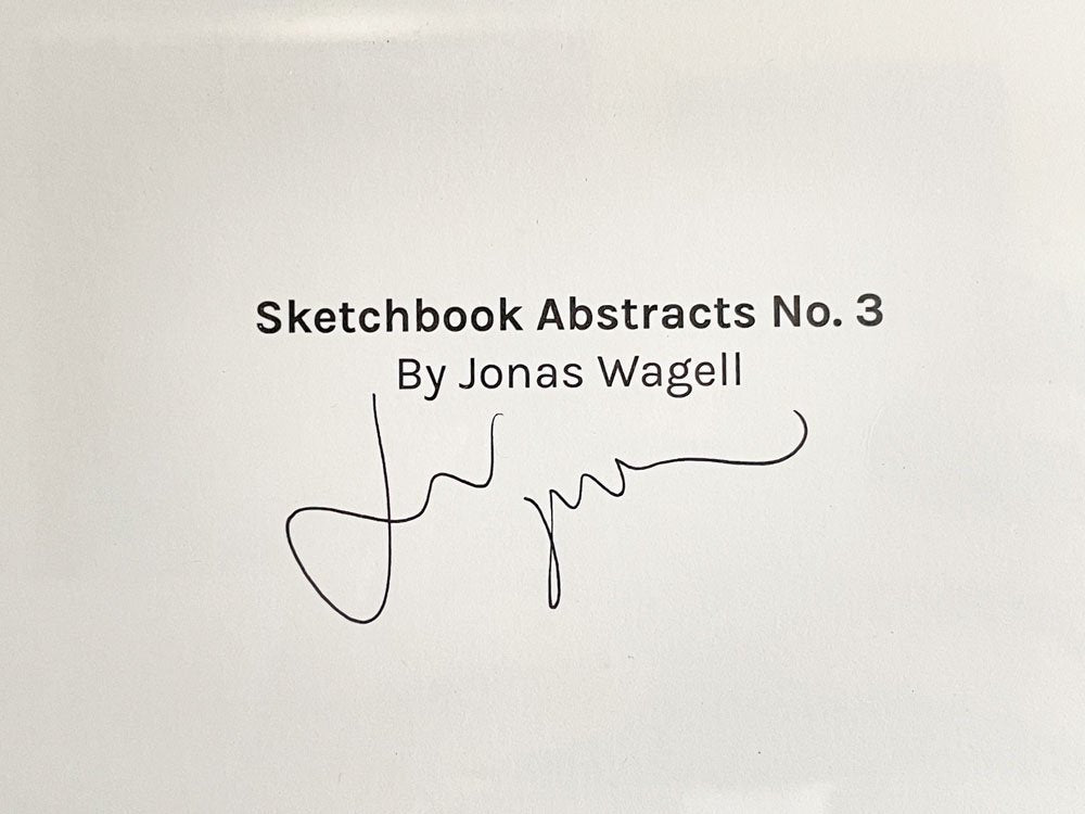 ペーパーコレクティブ Paper Collective SKETCHBOOK ABSTRACTS 03 ポスター ジョナス・ワゲル Jonas Wagell 50×70cm 額装品 デンマーク ●