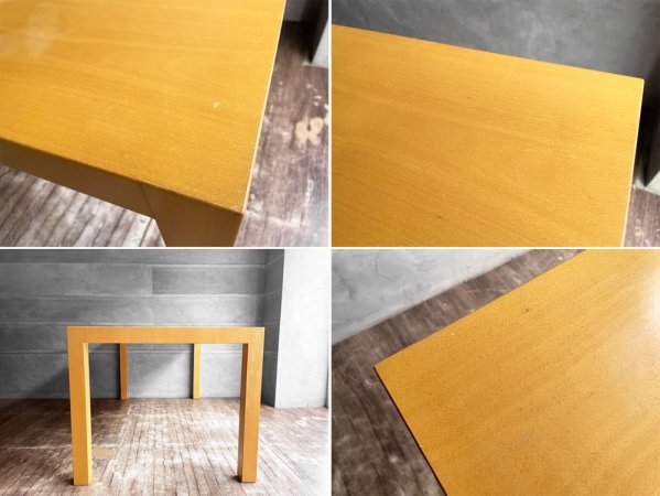 インターデコール INTER DECOR 現 カッシーナ イクスシー Cassina IXC. マトリクス MATRIX 1011 ダイニングテーブル ビーチ材 現状品 ♪