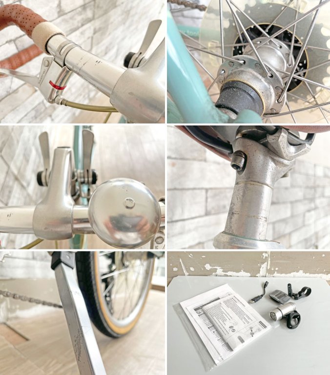 ブルーノ BRUNO ミニベロ 20 ロード MINIVELO 20 ROAD 540サイズ ドロップハンドル 16段変速 ターコイズ 2015年 定価：約85,000円 北欧 ●