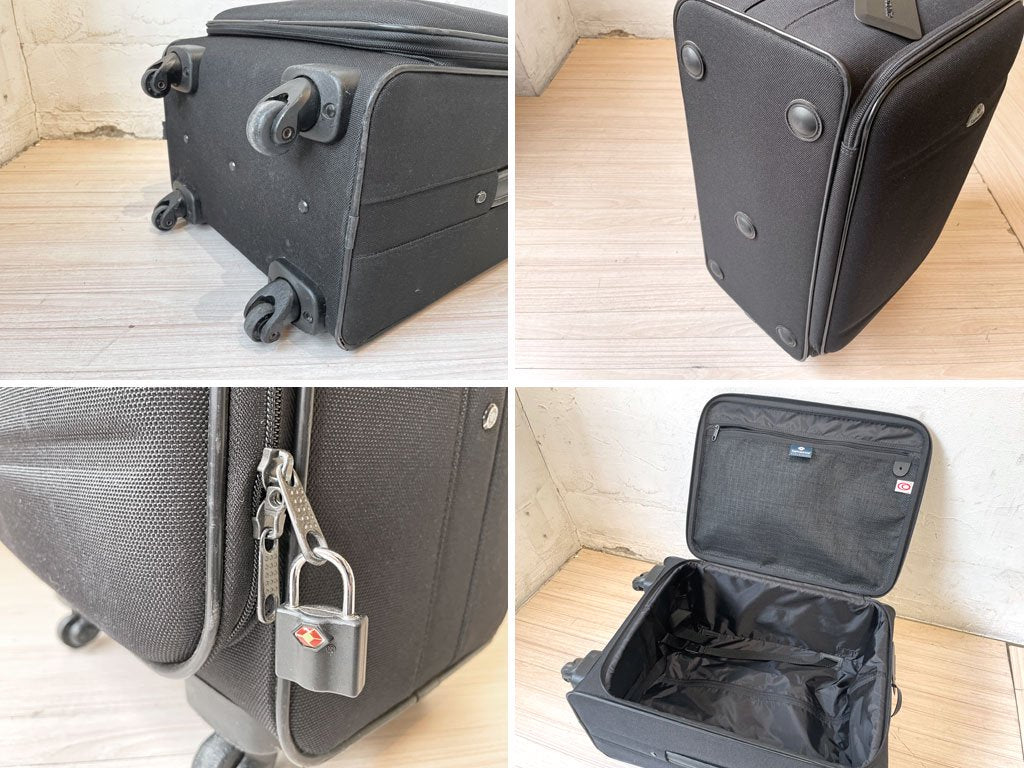 サムソナイト Samsonite キャリーバッグ スーツケース 国際線機内持込サイズ 39リットル 4kg 鍵付 4輪キャスター ★