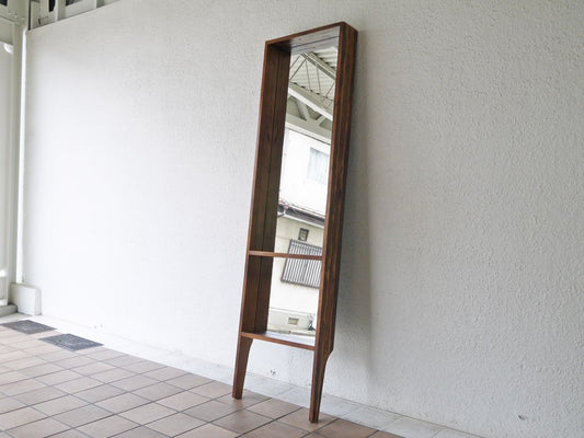 ジャーナルスタンダードファニチャー journal standard Furniture オールドエルムミラー OLD ELM MIRROR スタンドミラー 古材 ◇