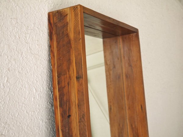 ジャーナルスタンダードファニチャー journal standard Furniture オールドエルムミラー OLD ELM MIRROR スタンドミラー 古材 ◇