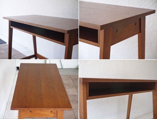 市場 オマージュ デスク hommage desk オーク材 W90cm ビーカンパニー B-COMPANY 取扱 ◇