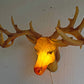ディア ウォールランプ DEER HEAD WALL LAMP 鹿 壁掛け照明 FRP製 オブジェ インテリア ●