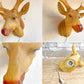 ディア ウォールランプ DEER HEAD WALL LAMP 鹿 壁掛け照明 FRP製 オブジェ インテリア ●