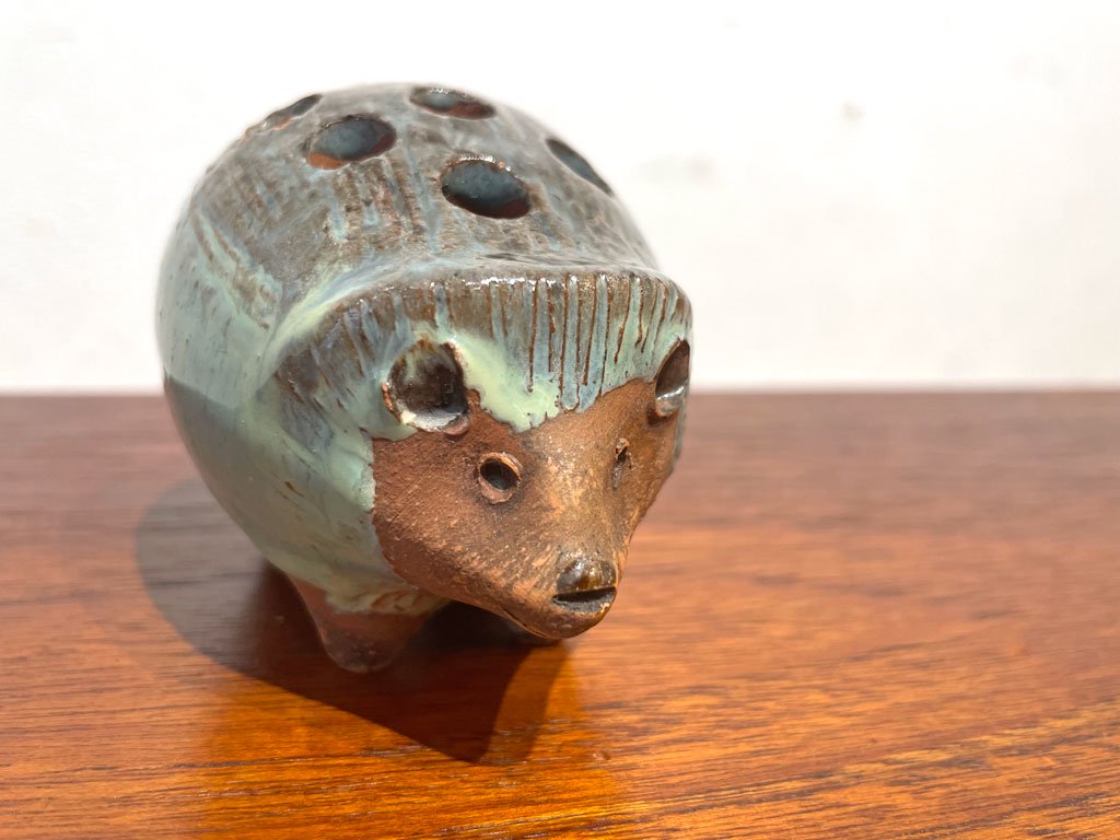 ルーテボー レイクサンド Rutebo Leksand ハリネズミ 陶器 オブジェ Object スウェーデン ビンテージ★