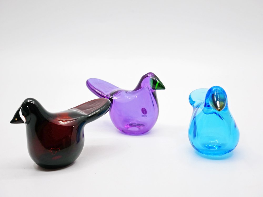 イッタラ iittala イッタラバード シエッポ Sieppo ブラウン × クリア 2015年 360/1000 箱&テキスタイル付 オイバ・トイッカ SCOPE別注 ●