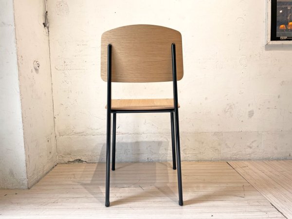 ヴィトラ Vitra スタンダードチェア Standard chair オーク材 ナチュラル ディープブラック ジャン・プルーヴェ Jean Prouve 未使用 元箱付き ★