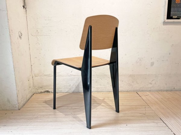 ヴィトラ Vitra スタンダードチェア Standard chair オーク材 ナチュラル ディープブラック ジャン・プルーヴェ Jean Prouve 未使用 元箱付き ★