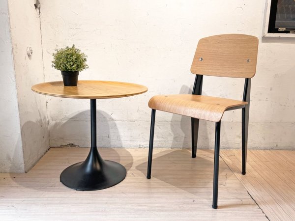 ヴィトラ Vitra スタンダードチェア Standard chair オーク材 ナチュラル ディープブラック ジャン・プルーヴェ Jean Prouve 未使用 元箱付き ★