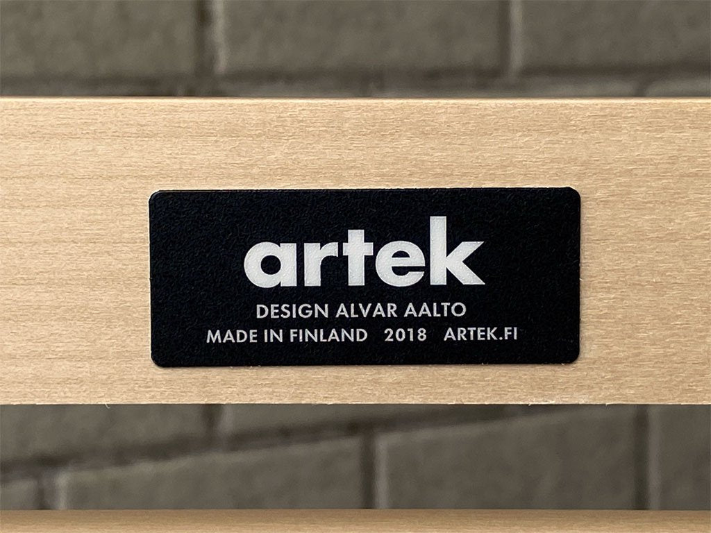 アルテック artek ベンチ 153A バーチ材 ナチュラル ガラストップ アルヴァ・アアルト フィンランド 北欧家具 ■