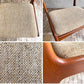 ケーディーファニチャー K.D. FURNITURE by SUN FURNITURE チーク材 ダイニングチェア ファブリック 北欧ビンテージスタイル A ♪