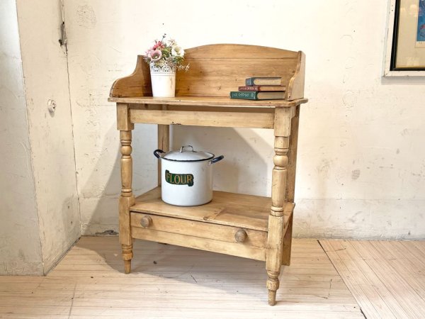 オールドパイン材 プロカント ウォッシング テーブル フランス ビンテージ France vintage Old pain Washing table ★