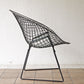 ノル Knoll ビンテージ ダイヤモンドチェア Diamond Chair  ハリー ベルトイア Harry Bertoia ブラックリペイント ミッドセンチュリー 名作  ◇