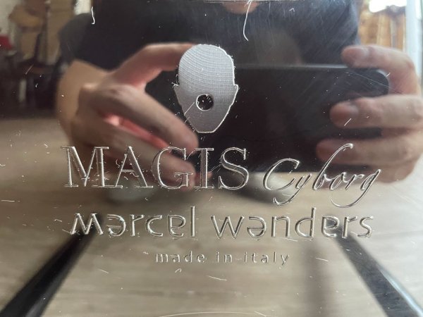 マジス MAGIS サイボーグロード CYBORG LORD ダイニングチェア マルセル・ワンダース MARCEL WANDERS ネイビー ファブリック 廃番カラー 定価￥233,200- B ●