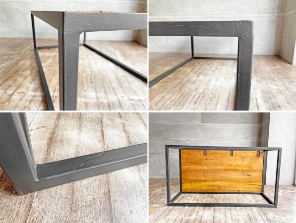 クラッシュゲート CRASH GATE ノットアンティークス Knot antiques ライザ コーヒーテーブル LIZA COFFEE TABLE ニレ古材 定価\41,800- ♪