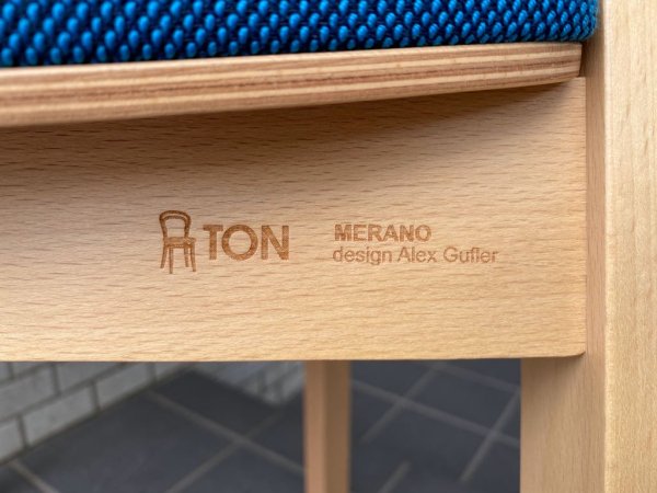トン TON メラーノ Merano ダイニングチェア スタッキングチェア CY060A ビーチ材  クッション仕様 Alex Gufler A ■