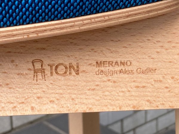 トン TON メラーノ Merano ダイニングチェア スタッキングチェア CY060A ビーチ材  クッション仕様 Alex Gufler C ■