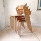 トン TON メラーノ Merano ダイニングチェア スタッキングチェア CY058A ビーチ材 ナチュラル Alex Gufler 2脚セット C ★