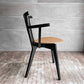 コモック COMMOC ビートル BEETLE CHAIR アームチェア ARM CHAIR ブラック ナチュラルモダン ドリルデザイン DRILL DESIGN 定価￥46,200-  A ♪