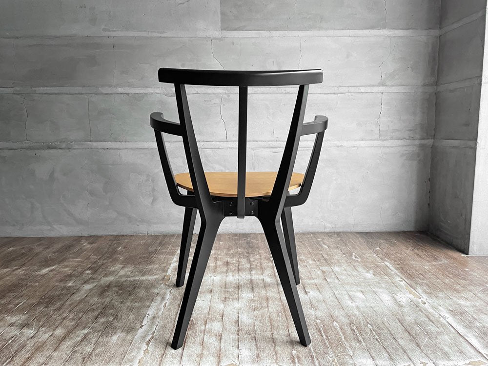 コモック COMMOC ビートル BEETLE CHAIR アームチェア ARM CHAIR ブラック ナチュラルモダン ドリルデザイン DRILL DESIGN 定価￥46,200-  A ♪