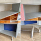 ヴィトラ vitra カスト 3段 ブックケース Kast 3HU Bookcase アルミニウム×MDF スライド扉 シェルフ キャビネット Maarten Van Severen W244cm ●