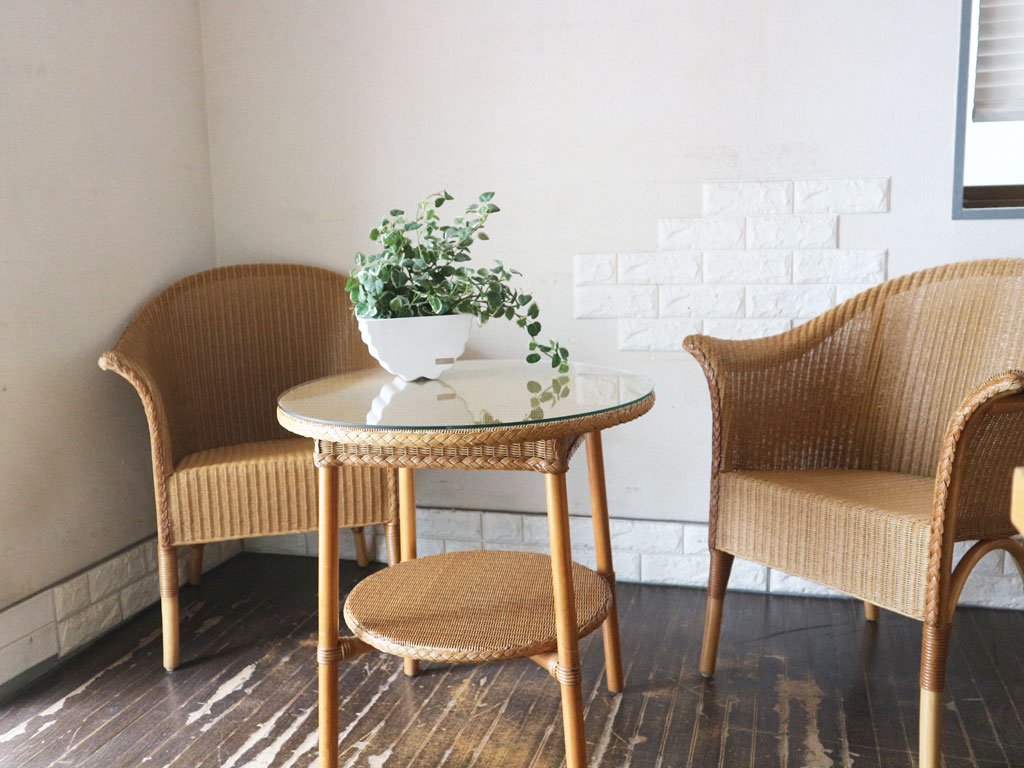 ロイドルーム LLOYD LOOM サイドテーブル SIDE TABLE No.7118  カフェテーブル ◎