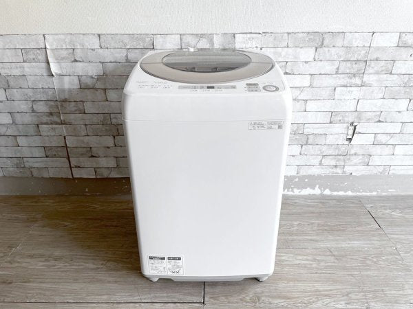 シャープ SHARP 全自動電気洗濯機 ES-SH7C 洗濯 7kg 2020年製 インバーター式 ●