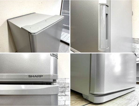 シャープ SHARP ノンフロン冷凍冷蔵庫 SJ-W352E 350L 2020年製 3ドア シルバー どっちもドア 野菜室小物ケース欠品  ●
