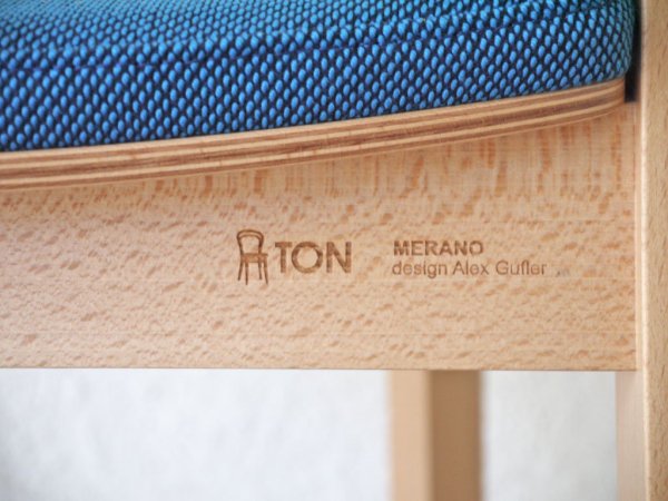 トン TON メラーノ Merano ダイニングチェア スタッキングチェア CY060A ビーチ材 クッション仕様 Alex Gufler C ◇