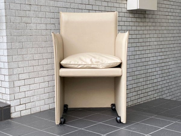 カッシーナ Cassina 401 ブレーク アームチェア 401 BREAK Armchair マリオベリーニ Mario Bellini ラウンジチェア PVCレザー MoMA永久収蔵 ■