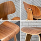 ハーマンミラー Herman Miller プライウッドダイニングチェア ウッドレッグ DCW Molded Plywood Dining Chair ウォールナット イームズ ミッドセンチュリー ■