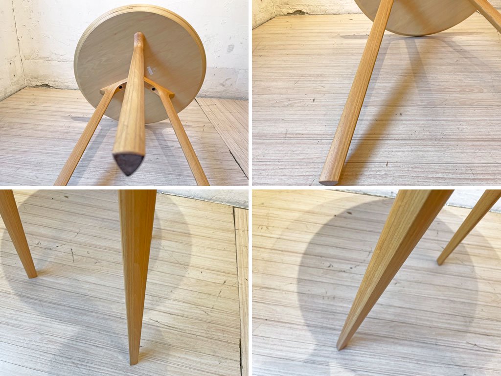 ワイス・ワイス WISE・WISE スティック ランプ テーブル STICK LAMP TABLE ビーチ材 ナチュラル 3本脚 ★