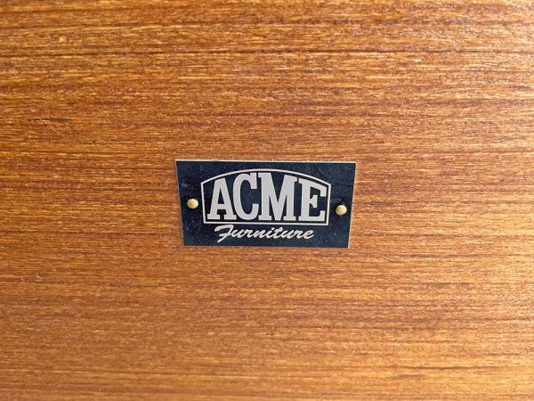 アクメファニチャー ACME Furniture ジェティ コーヒー テーブル JETTY COFFEE TABLE ガラストップ 抽斗2杯 ビンテージスタイル ●