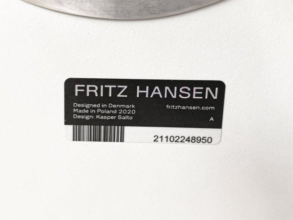 フリッツハンセン Fritz Hansen リトルフレンド LITTLE FRIEND サイドテーブル キャスパー・サルト 多目的マルチテーブル ホワイト×クローム 定価約163,900- ★