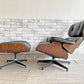 イームズラウンジチェア＆オットマン ブラック チャールズ＆レイ・イームズ C&R Eames ミッドセンチュリー リプロダクト品 ●